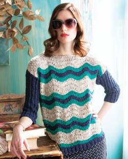 Wavy Stripes Pullover