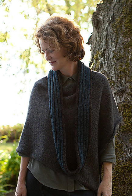 A Churchmouse Yarns and Teas Pattern - Welted Cowl & Infinity Loop (PDF)