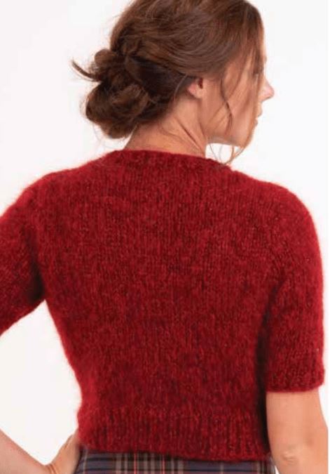 A Jody Long Glam Haze Pattern - Wish Cropped Cardigan (PDF File)