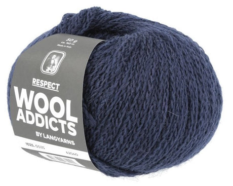 Wooladdicts Respect Navy Mélange Color 35