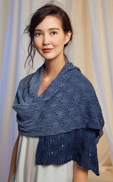 A Lang Ayumi Pattern - 251-61 Wrap/Shawl (PDF)