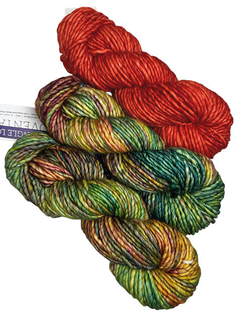 Malabrigo Noventa One of a Kind - Wreath of Leaves (THREE SKEINS)