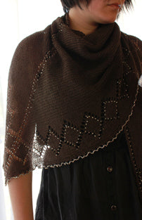 Beaded Lace Shawl by TribbleKnits - A Dwonloadable pattern.