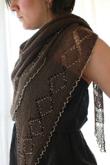 Beaded Lace Shawl by TribbleKnits - A Dwonloadable pattern.