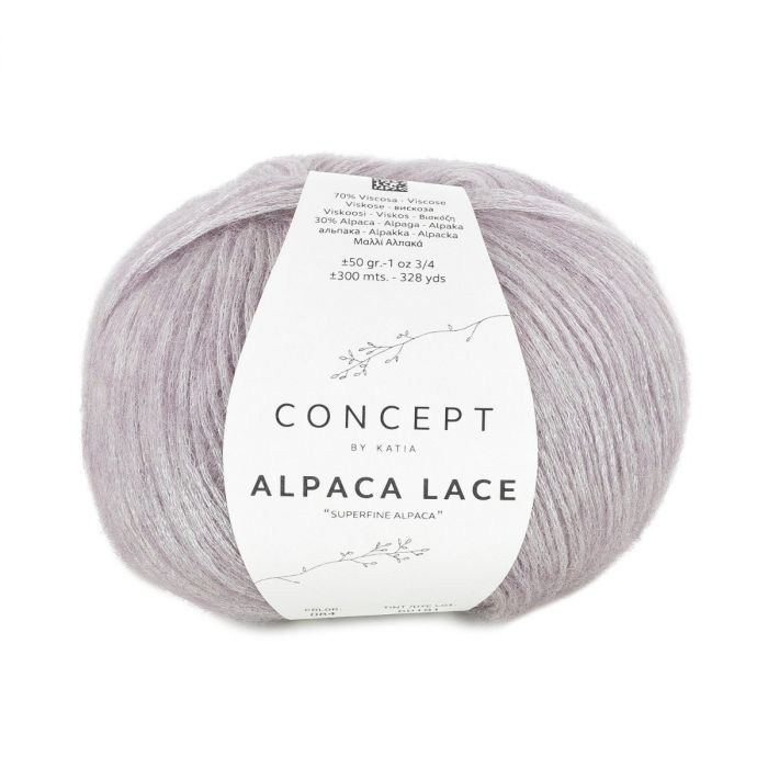 Katia Concept Alpaca Lace - Aubergine (Color #84) Knitting and Crochet yarn on sale at Little Knits