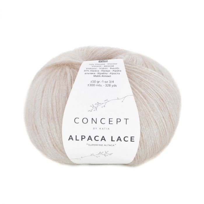 Katia Concept Alpaca Lace - Beige (Color #82) Knitting and Crochet yarn on sale at Little Knits