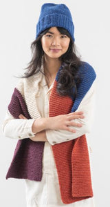 A Berroco Remix Chunky Pattern - Yesnia Hat & Scarf (PDF)