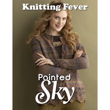 !A Knitting Fever Painted Sky Pattern - Alexis Cardigan (PDF)