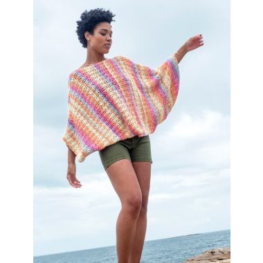 A Berroco Vivo Pattern - Ametrine Crochet Pullover (PDF File)