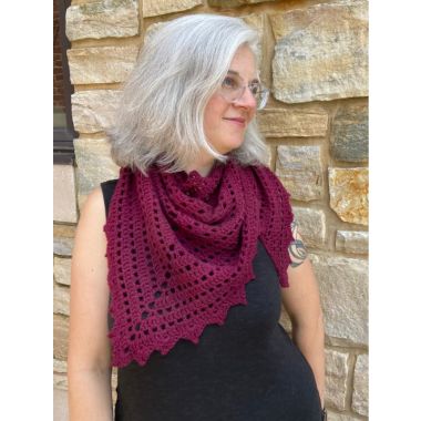 A Berroco Lucca Crochet Pattern - Aneta Shawl (PDF) - LINK IN DESCRIPTION, FREE PATTERN NO NEED TO ADD TO CART