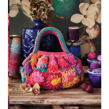 A Noro Kureyon Crocheted Pattern - Flower Blossom Purse (PDF)