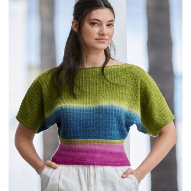 A Cool Wool Lace Hand-Dyed Pattern - Pullover (PDF File)
