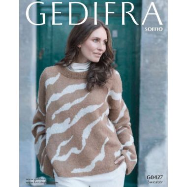 A Gedifra Soffio Pattern - Sweater G0427 (PDF) - FREE WITH PURCHASES, ONE FREE ITEM PER PURCHASE/PERSON PLEASE.