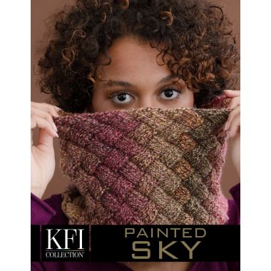 !A Knitting Fever Painted Sky Pattern - Harvest Cowl (PDF)