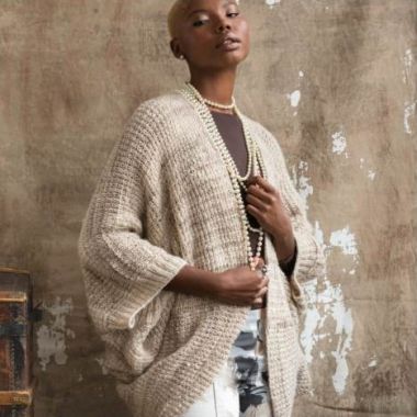 A Noro Pattern - Textured Cocoon Cardigan (PDF)