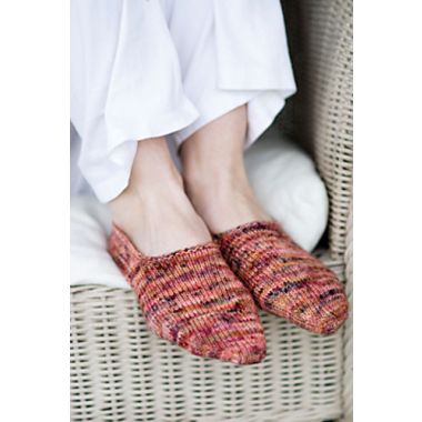 A Churchmouse Yarns and Teas Pattern - Turkish Bed Socks (PDF)