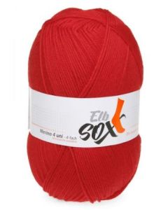 GGH Elb Sox Merino - Red (Color #7)