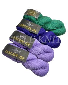 Cascade 220 MYSTERY BAG (4 SKEINS) - 2-3 Different Colors in Each Bag (Photo is a sample)