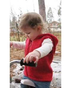 Knitting Pure and Simple - Bulky Hooded Vest for Children