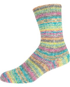 Supersocke Cotton Stretch Style 347 - Primary Brights (Color #2905) on sale at little knits