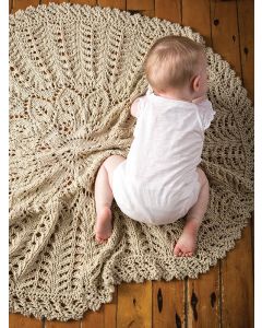 A Berroco Comfort Chunky Pattern - Cecelia Baby Blanket (PDF)