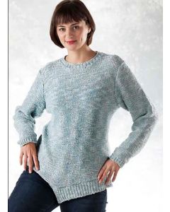 A Trendsetter Infinity Pattern - Pointed Front Pullover (5400C) PDF File