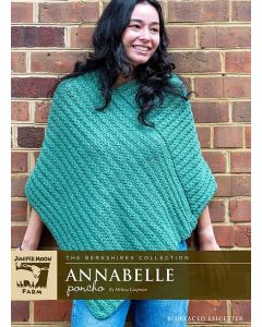A Juniper Moon Bluefaced Leicester Pattern - Annabelle Poncho (PDF File)