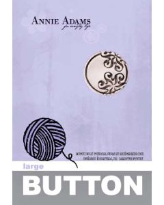 Annie Adams Large Pewter Button Nova