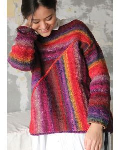 A Noro Ito Pattern - Asymmetrical Pullover knitting pattern on sale at Little Knits