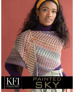 !A Knitting Fever Painted Sky Pattern - Aurora Wrap (PDF)