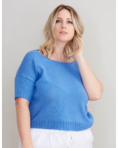 A Gedifra Fior di Seta Knitting Pattern - Gioia Top on sale at Little Knits