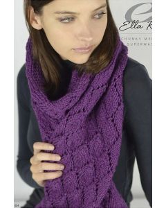 zz Bridget Scarf (PDF) -  FREE PATTERN WITH PURCHASES OF 4 SKS OF ELLA RAE CHUNKY, ONE FREE PATTERN PER PERSON PLEASE