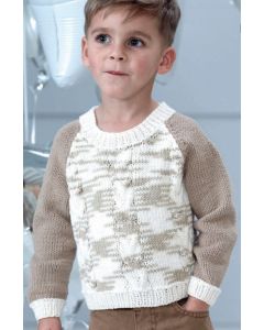 Cabled Sweater - Free with Purchases of 3 Skeins of Babe Softcotton Worsted (PDF File)