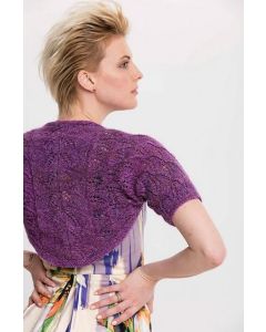 Noro Silk Garden Lite Leaf-Lace Shrug pattern on sale at Little Knits