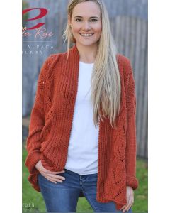 Hambleden Cardigan  - A Cozy Alpaca Chunky Pattern - FREE WITH PURCHASES OF 10 SKEINS OF COZY ALPACA CHUNKY