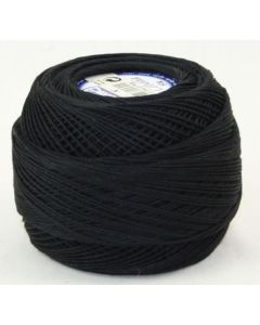 DMC Pearl Cotton Size 12 - Black (Color #310)