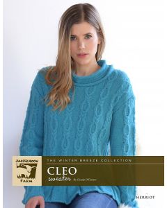 A Juniper Moon Farm Herriot Pattern - Cleo Sweater - Free with Purchases of 7 Skeins of Herriot (Print Pattern) 