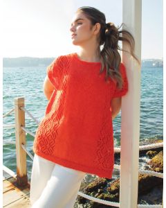 A Jody Long Cottontails Pattern - Coral Tee (PDF)