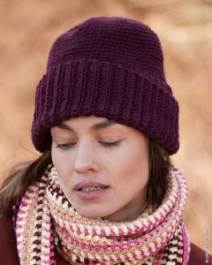 A Lana Grossa Cool Merino Crochet Pattern - Hat 21 (PDF)