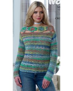 A Noro Pattern - Mirai Crochet Sweater (PDF)