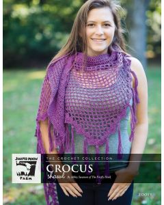 A Juniper Moon Farm Zooey Crochet Pattern - Crocus Shawl (PDF)