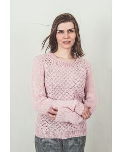 A Navia Uno & Alpakka Pattern - Daisy Pullover - AVAILABLE ON RAVELRY (LINK & DETAILS IN DESCRIPTION)
