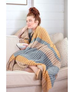 A Berroco Remix Light Pattern - Eileen Blanket (PDF) on 50% off sale at little knits
