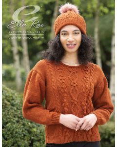 An Ella Rae Superwash Classic Pattern - Elsie Sweater and Hat (PDF File) on sale at little knits