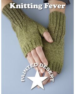 A Knitting Fever Painted Desert Pattern - Epiphanie Fingerless Gloves (PDF)