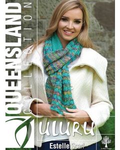 Estelle Scarf - Free with Queensland Uluru purchases of 2 or more skeins (PDF File)