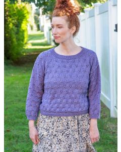 A Berroco Vintage Knitting Pattern Flor Pullover free at Little Knits