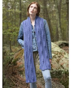 A Berroco Comfort Chunky Pattern - Forestdale Scarf - FREE LINK IN DESCRIPTION, NO NEED TO ADD TO CART
