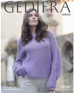 A Gedifra Soffio Pattern - Sweater with Puffy Sleeves G0426 (PDF) - FREE WITH PURCHASES, ONE FREE ITEM PER PURCHASE/PERSON PLEASE.