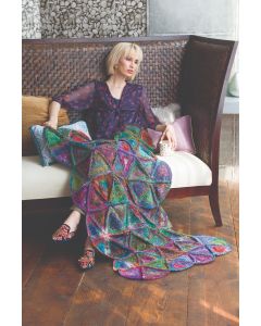 A Noro Ito Crochet Pattern - Granny Quilt Afghan #18 (PDF)